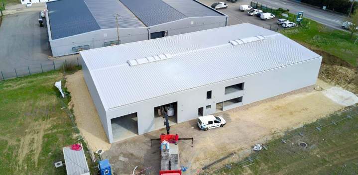 Construction d'un entrepôt, Rosbruck